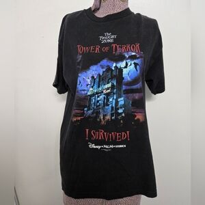 Disney Vintage? I Survived The Twilight Zone Tower of Terror Graphic T-Shirt